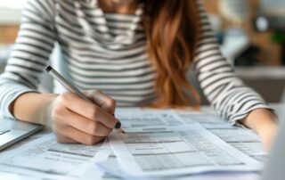 Timing the Transition: When to Leave Public Accounting for an Industry Role 11 Corporate and individual tax payment concept, woman using computer filling out corporate and personal income tax return, VAT and property tax of business.